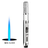 Long Style Welding Gun Gas Lighter | 360° Metal Outdoor | Red & Blue Flame | Refillable Butane
