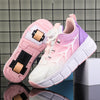 New Deform Sneakers With Wheels Roller Skate 2 Wheels Shoes Skates Outdoor Sliding Sport Footwear Gift For Teenager Girls Boys