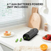 Electric Rechargeable Salt & Pepper Grinder Set | Gravity Spice Mill | Adjustable | 1 or 2 Pack