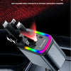 5-in-1 Car Charger 180W Super Fast Charging | 2 Retractable Cables | Starlight Design | iOS & Android