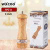 WXCOO Manual Solid Wood Pepper & Spice Grinder | Multi-Purpose Salt & Pepper Mill | Kitchen Tool