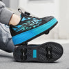 Roller Skating Shoes Boy Girl Fashion Casual Sport 4 Wheels Sneakers Kids Outdoor Boots Children Toys Gift Game Footwear