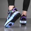 Invisible Bottom Flying Shoes with Wheels Hot Sale Of The Season Unisex Kids' Double Wheel Walking Shoes Roller Skates Entertain
