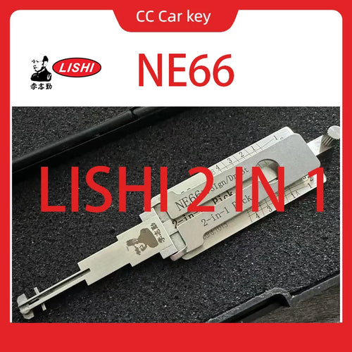 Lishi 2-in-1 NE66 Lock Pick & Decoder | Volvo Neiman Faurecia S80 XC90 Locksmith Tool