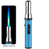 Long Style Welding Gun Gas Lighter | 360° Metal Outdoor | Red & Blue Flame | Refillable Butane