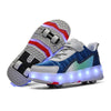 Roller Skate Shoes Kid 4 Wheels Sneaker Children Girl Fashion Gift Sports Casual Led Lighted Up Footwear Boy Boots