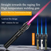 1800° High Temperature Butane Torch Lighter | Windproof Blue Flame | Outdoor Welding Tool