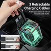 5-in-1 Car Charger 66W Fast Charging | Retractable Cable PD30W QC22.5W | iPhone & Android