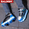 Roller Sneakers for Kids Light Up Shoes Boys Girls 4 Wheel Sneakers USB LED Skate Shoes Size 29-39