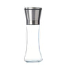 200ml Stainless Steel & Glass Pepper & Salt Grinder | Adjustable Coarseness | Manual Kitchen Mill