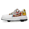 Kids Roller Skates Shoes Led Flash Footwear Gift With 4 Wheels Luminous LED Child Boys Girls Sliding Deformed Sneakers Shoes