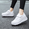 Roller Skate Shoes Kids Spring 2023 Fashion Casual Sports Children 2 Wheels Sneakers Boys Girls Gift Game Toys White Footwear