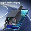 5-in-1 Car Charger 66W Fast Charging | Retractable Cable PD30W QC22.5W | iPhone & Android