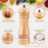 WXCOO Manual Solid Wood Pepper & Spice Grinder | Multi-Purpose Salt & Pepper Mill | Kitchen Tool