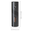 KLT USB Rechargeable Automatic Pepper & Salt Grinder | Adjustable Coarseness | LED Light | Kitchen Mill