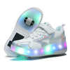 Roller Skate Sneakers Summer 2023 Fashion Casual Sports Boots Boys Girls 2 Wheels Shoes Children Gift Game Lighted Footwear