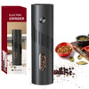 KLT USB Rechargeable Automatic Pepper & Salt Grinder | Adjustable Coarseness | LED Light | Kitchen Mill