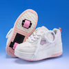Kids Roller Skate Shoes Fashion Casual Sports Children 4-Wheels Sneakers for Boys and Girls Gift Nice Footwear Christmas gift