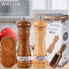 WXCOO Manual Solid Wood Pepper & Spice Grinder | Multi-Purpose Salt & Pepper Mill | Kitchen Tool
