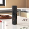 KLT USB Rechargeable Automatic Pepper & Salt Grinder | Adjustable Coarseness | LED Light | Kitchen Mill