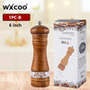 WXCOO Manual Solid Wood Pepper & Spice Grinder | Multi-Purpose Salt & Pepper Mill | Kitchen Tool