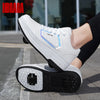 2 Wheels Roller Skate Shoes Light Up LED Adjustable Sports Sneakers Children Outdoor Skating Footwear Beginner Safety Gift