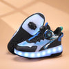 Invisible Bottom Flying Shoes with Wheels Hot Sale Of The Season Unisex Kids' Double Wheel Walking Shoes Roller Skates Entertain