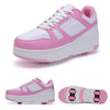 Roller Skate Shoes Kids Snickers With Wheels Children Rollerskates Fashion Outdoor Sports Shoes Girls Boys Gifts For Kids