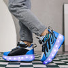 Roller Sneakers Kid Sport Gym Footwear Roller Skates 4 Wheels USB Charge Illuminated Shoes Boys Girls Casual Skateboard Shoes