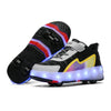 Roller Skate Shoes Kid 4 Wheels Sneaker Children Girl Fashion Gift Sports Casual Led Lighted Up Footwear Boy Boots