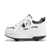 Kids Roller Skate Shoes Fashion Casual Sports Children 4-Wheels Sneakers for Boys and Girls Gift Nice Footwear Christmas gift