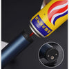 Long Style Welding Gun Gas Lighter | 360° Metal Outdoor | Red & Blue Flame | Refillable Butane