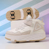 Boys and Girls Roller Skate Shoes Fashion Casual Sports Children 4-Wheels Sneakers for Kids  Gift Nice Footwear