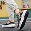 2023 New Fashion Casual Adult 4 Wheels Roller Skates Shoes Kids Boys Girls Sliding Sport Deformation Sneakers Footwear Game Gift