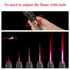 1800° High Temperature Butane Torch Lighter | Windproof Blue Flame | Outdoor Welding Tool
