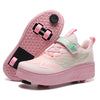Roller Skate Shoes For Kid Sport Boot Boy Girl 4 Wheels Sneaker Children Birthday Gift Skating Footwear