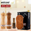 WXCOO Manual Solid Wood Pepper & Spice Grinder | Multi-Purpose Salt & Pepper Mill | Kitchen Tool